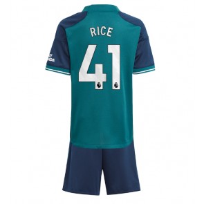 Arsenal Declan Rice #41 Dětské Alternativní dres komplet 2023-24 Krátký Rukáv (+ trenýrky)